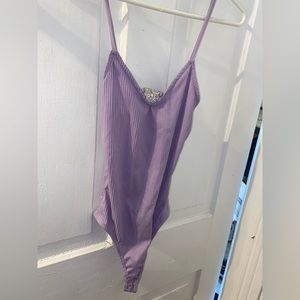 Xs rue 21 purple bodysuit